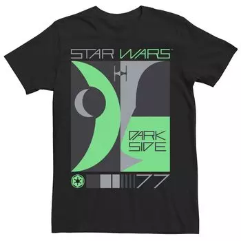 Мужская футболка с силуэтом Дарта Вейдера Dark Side Star Wars