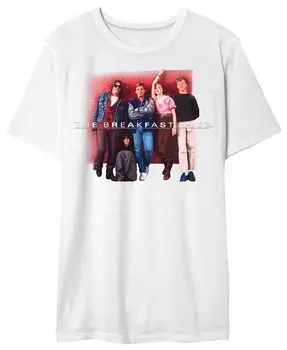 Мужская футболка с силуэтом и рисунком The Breakfast Club AIRWAVES, белый