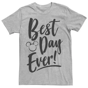 Мужская футболка с силуэтом Микки Хэда Disney Park Best Day Every Licensed Character