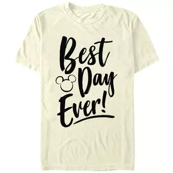 Мужская футболка с силуэтом Микки Хэда Disney Park Best Day Every Licensed Character