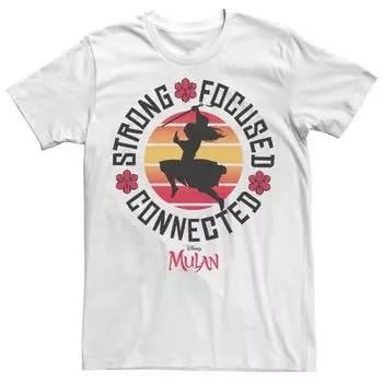 Мужская футболка с силуэтом Mulan Live Action Strong Focused Disney