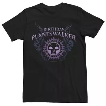 Мужская футболка с символом болотной маны Magic the Gathering «Birthday Planeswalker» Licensed Character