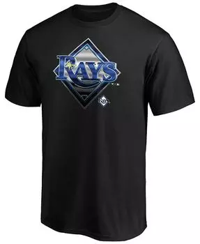 Мужская футболка с талисманом Tampa Bay Rays Midnight Majestic, черный