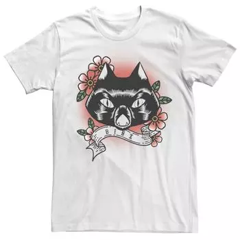 Мужская футболка с татуировкой Disney Hocus Pocus Binx Licensed Character