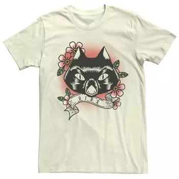 Мужская футболка с татуировкой Disney Hocus Pocus Binx Licensed Character