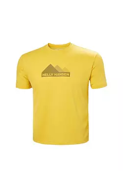 Мужская футболка с техническим рисунком Helly Hansen, золотой