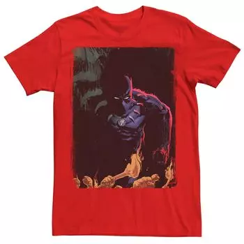 Мужская футболка с темным плакатом Marvel Black Panther Licensed Character