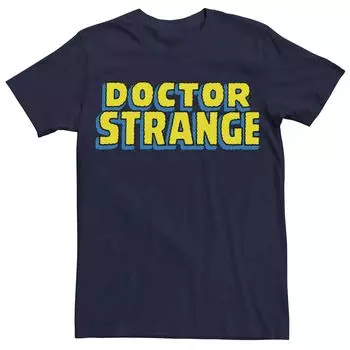 Мужская футболка с текстом имени Marvel Doctor Strange Cloud Licensed Character