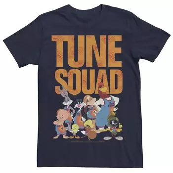 Мужская футболка с текстом Space Jam 2 Tune Squad Group Shot Licensed Character