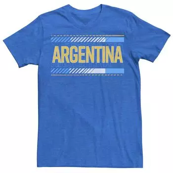 Мужская футболка с текстовым наложением Gonzales Argentina Licensed Character