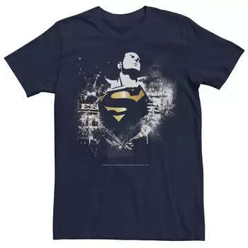 Мужская футболка с трафаретом и графическим рисунком DC Comics Superman Transformation Licensed Character