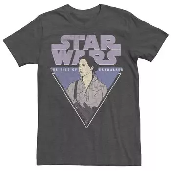 Мужская футболка с треугольниками и портретом The Rise Of Skywalker Rose Star Wars