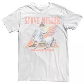 Мужская футболка с треугольным логотипом Steve Miller Licensed Character