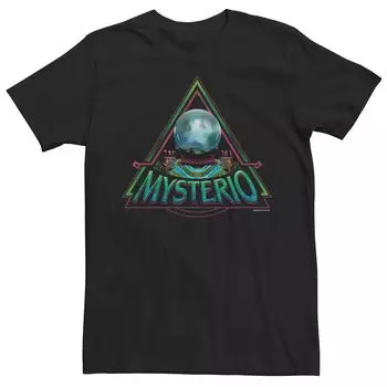 Мужская футболка с треугольным логотипом в виде пирамиды и сферы Mysterio Spider-Man Mysterio Marvel