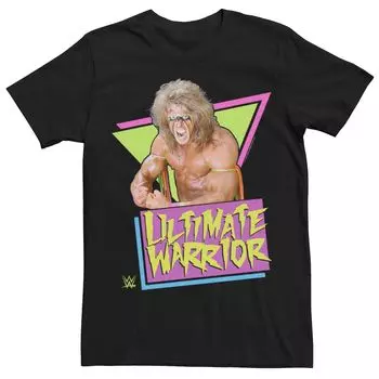 Мужская футболка с треугольными плакатами WWE Ultimate Warrior в стиле ретро Licensed Character