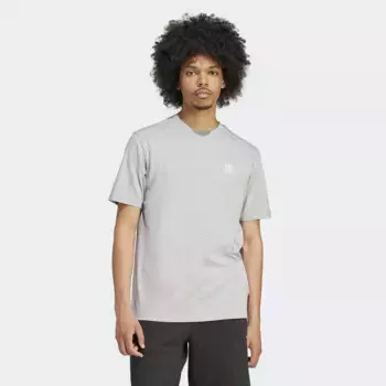 Мужская футболка с трилистником Essentials Adidas Originals, серый