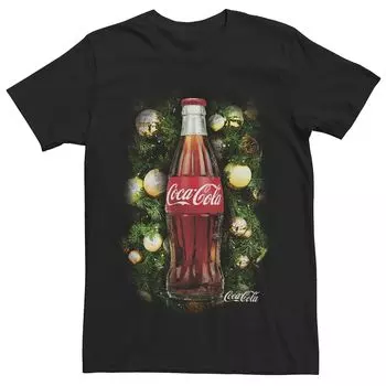 Мужская футболка с украшением в виде рождественской бутылки Coca-Cola Holiday Licensed Character