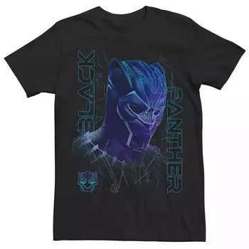 Мужская футболка с ультраграфическим рисунком Marvel Black Panther Movie Licensed Character
