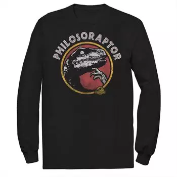 Мужская футболка с юмором «Парк Юрского периода Philosoraptor Pose» Licensed Character