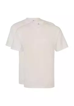 Мужская футболка с V-образным вырезом RAGMAN, белый