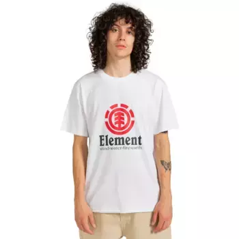 Мужская футболка с вертикальным элементом Element, белый