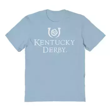 Мужская футболка с вертикальным логотипом Kentucky Derby Licensed Character, голубой