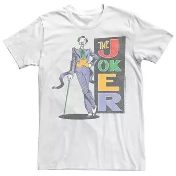 Мужская футболка с винтажным именем Batman The Joker DC Comics