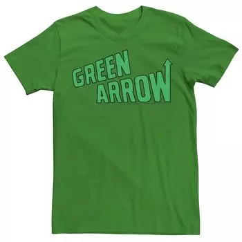 Мужская футболка с винтажным логотипом Green Arrow League League Licensed Character