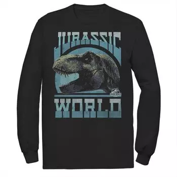 Мужская футболка с винтажным профилем Jurassic World Two T-Rex Licensed Character