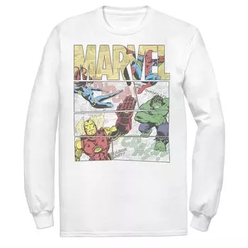 Мужская футболка с вставками из комиксов Marvel Retro Avengers