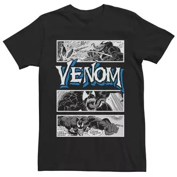 Мужская футболка с вставками Venom из комиксов Marvel Licensed Character