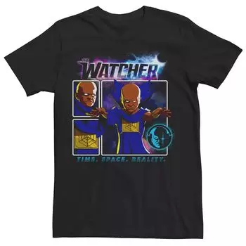 Мужская футболка с вставками в виде комиксов Marvel What If The Watcher Licensed Character