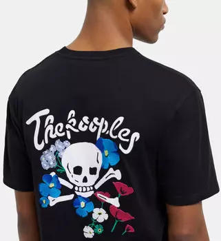 Мужская футболка с вышивкой THE KOOPLES, черный