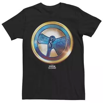 Мужская футболка с золотым значком Marvel Thor Love And Thunder Stormbreaker Licensed Character
