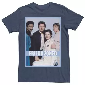 Мужская футболка с зональным портретом «Звездные войны Friend» Licensed Character