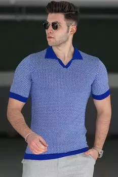 Мужская футболка Saks Polo Neck 5077 MADMEXT