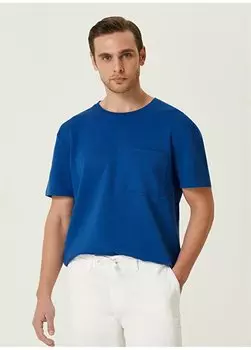 Мужская футболка Saks с круглым вырезом 1091143 Network