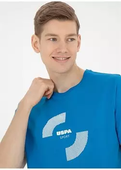 Мужская футболка Saks с круглым вырезом YAMO U.S. Polo Assn.