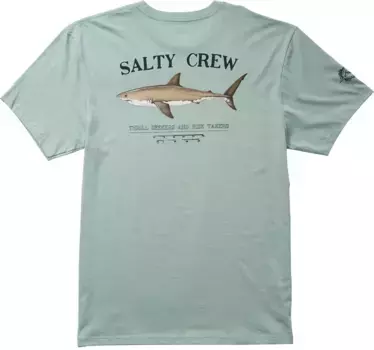Мужская футболка Salty Crew с коротким рукавом Брюс, цвет Mackerel