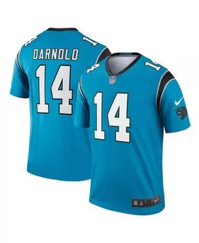 Мужская футболка sam darnold blue carolina panthers legend jersey Nike, синий