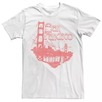 Мужская футболка San Francisco Golden Gate Destination California Licensed Character