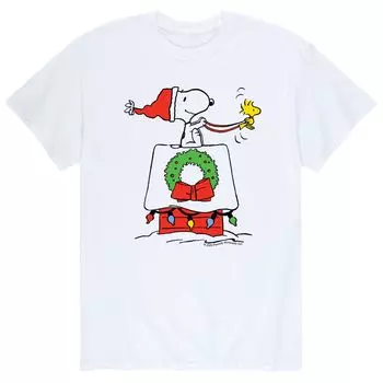 Мужская футболка-сани Snoopy арахисового цвета Licensed Character