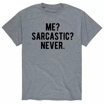Мужская футболка Sarcastic Never Licensed Character