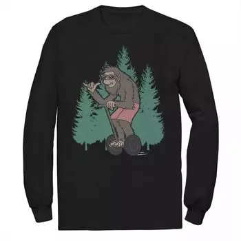 Мужская футболка Sasquatch On A Segway Sketch Licensed Character