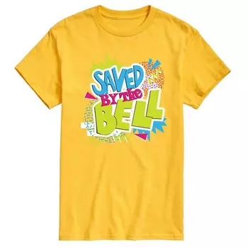 Мужская футболка Saved By The Bell с рисунком Licensed Character, желтый
