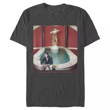 Мужская футболка Scarface 1983 с рисунком Licensed Character, цвет Charcoal