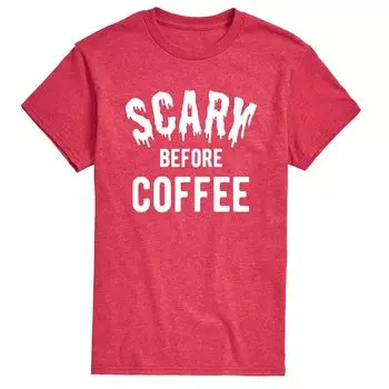 Мужская футболка Scary Before Coffee Licensed Character