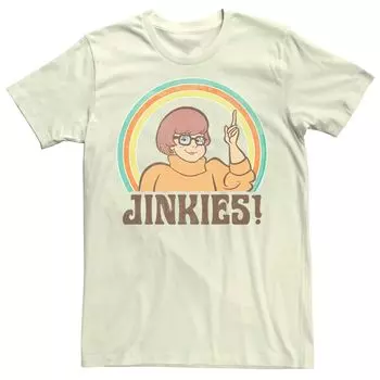 Мужская футболка Scooby Doo Jinkies Velma с рисунком портрета Licensed Character
