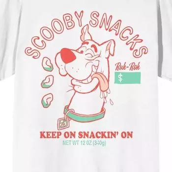 Мужская футболка Scooby Doo Scooby Snacks Licensed Character
