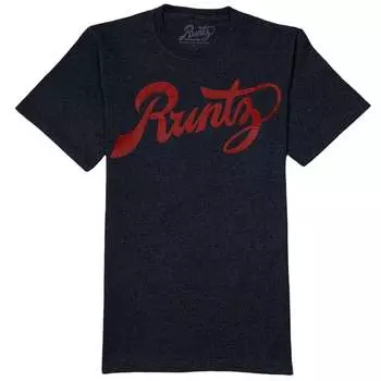 Мужская футболка Script Sneaks темно-серого цвета/инфракрасного цвета Runtz